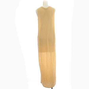 Acne Studios ワンピース ORMANDA TENCEL ノースリーブ ロング タイト XXS ベージュ