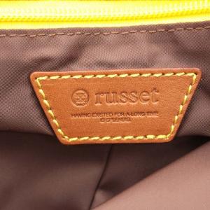 russet トートバッグ ナイロン ロゴ ピンク