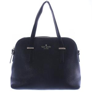 シダストリート トートバッグ ハンドバッグ ロゴ レザー 黒 ブラック