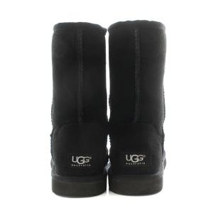 UGG australia クラシック ショート 2 ムートンブーツ 23.0cm 黒 ブラック 5825