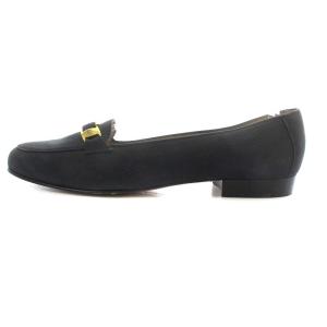 Salvatore Ferragamo パンプス ヒール レザー 6.5 24.0cm 黒 ブラック