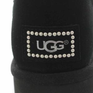 UGG australia CLASSIC MINI PEARLS ムートンブーツ ショート スタッズ US9 26cm 黒 ブラック 1012393