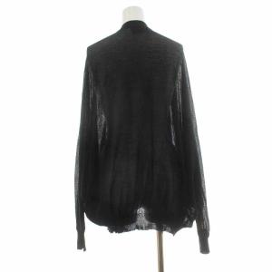 Salvatore Ferragamo カーディガン 長袖 ニット S 黒 ブラック