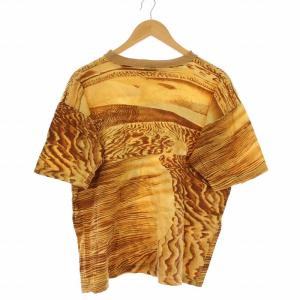 KENZO PARIS ヴィンテージ 半袖 Tシャツ カットソー 総柄 コットン F ベージュ ブラウン 茶