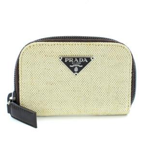 キーケース キーポーチ 6連 三角プレート キャンバス ベージュ