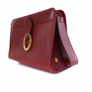 Christian Dior セカンドバッグ クラッチバッグ 総柄 レザー 赤 レッド