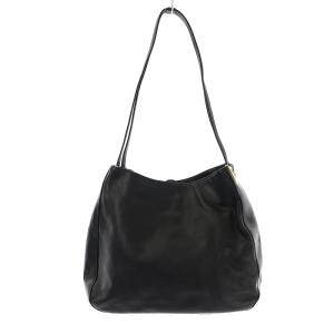 BALLY ワンショルダーバッグ ハンドバッグ 裏地総柄 レザー 黒 ブラック EC