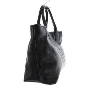 TORY BURCH PERF LOGO SMALL CLASSIC TOTE トートバッグ ショルダーバッグ パンチングロゴ レザー OS 黒