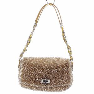 ハンドバッグ チェーン PVCワイヤー エナメル ゴールド系 黄色 イエロー