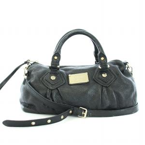 ハンドバッグ ショルダーバッグ 2WAY レザー 黒 ブラック