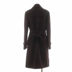 MAX&CO. チェスターコート ロング ダブル ウール 42 L 茶 ブラウン