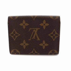 LOUIS VUITTON モノグラム アンヴェロップ カルトドゥヴィジット カードケース 名刺入れ 二つ折り 茶 ブラウン M62920