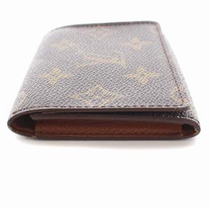 LOUIS VUITTON モノグラム アンヴェロップ カルトドゥヴィジット カードケース 名刺入れ 二つ折り 茶 ブラウン M62920