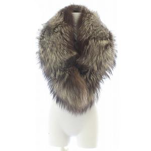 SAGAFOX trim besatz garniture ティペット ショール 銀サガ マフラー 