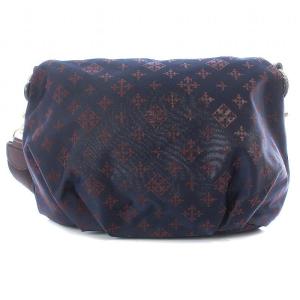 russet ショルダーバッグ ミニ 総柄 ナイロン 紺 ネイビー