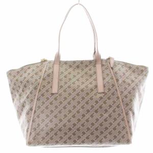 GHERARDINI ソフティ SOFTY トートバッグ 総柄 レザー グレー ピンク