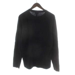 DIESEL Tシャツ カットソー 長袖 ロゴ コットン L 黒 ブラック