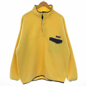 25450 96年製 シンチラ プルオーバー 長袖 ハイネック フリース XL イエロー
