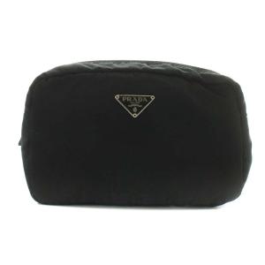 三角プレート ポーチ ナイロン 黒 ブラック