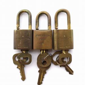 LOUIS VUITTON カデナ 南京錠 パドロック 三点セット ゴールド ブロンズ