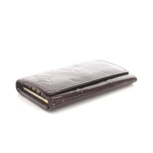 LOUIS VUITTON ヴェルニ ミュルティクレ4 アマラント キーケース 4連 エナメル