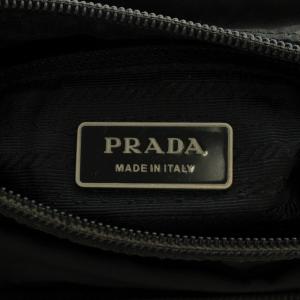 PRADA 三角プレート テスート ショルダーバッグ ポシェット ナイロン 黒 ブラック