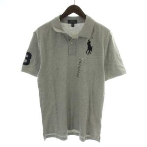 ビッグポニー ポロシャツ 半袖 コットン XL グレー 323670257004