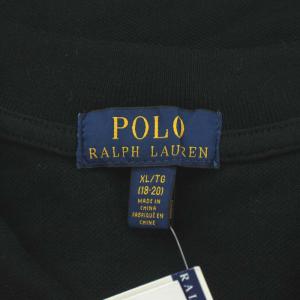 POLO RALPH LAUREN ビッグポニー ポロシャツ 半袖 コットン XL 黒 ブラック