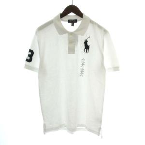 ビッグポニー ポロシャツ 半袖 コットン XL 白 ホワイト