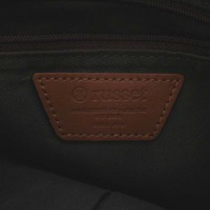 russet ハンドバッグ ショルダーバッグ 2way モノグラム ナイロン グレー