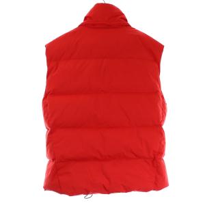 POLO RALPH LAUREN ダウンベスト ジップアップ ハイネック ビッグポニー ナイロン L 赤 レッド 青 ブルー 白 ホワイト EC