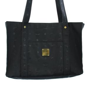 MCM ショルダーバッグ トートバッグ ヴィセトス 総柄 黒 ブラック