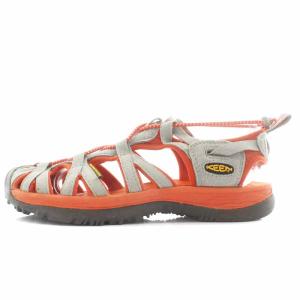 KEEN NEWPORT サンダル フラット 23cm グレー 赤 レッド