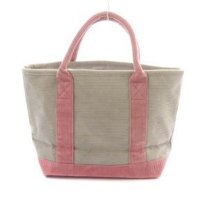 Ron Herman RHC ハンドバッグ トートバッグ コーデュロイ グレー ピンク