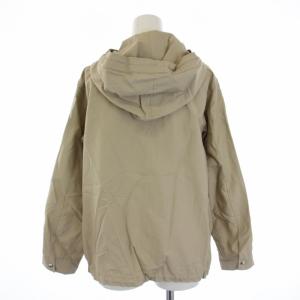 23区 ライトタッサーフーデットジャケット ジップアップ ナイロン 38 M ベージュ JK.WO.IS.0203