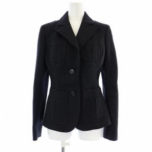 MICHAEL Michael Kors セットアップ 上下 テーラードジャケット シングル フレアパンツ スラックス ジップフライ 4 2 M L 黒 ブラック