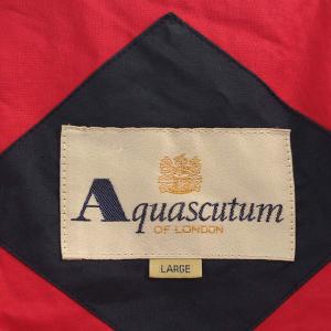 Aquascutum コート マウンテンコート フード  L 赤 レッド