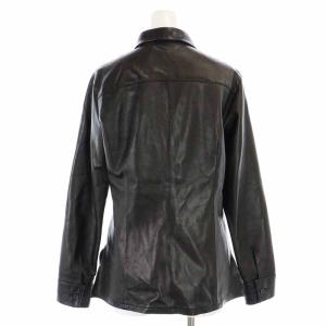 LANVIN La Collection レザージャケット 革ジャン シープスキン 羊革 38 M 黒 ブラック