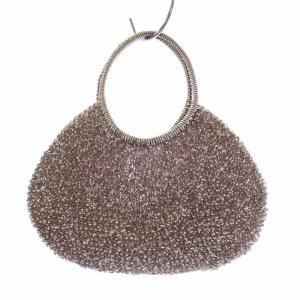 ANTEPRIMA ワイヤーバッグ ハンドバッグ トートバッグ ビジュー ピンク シルバー