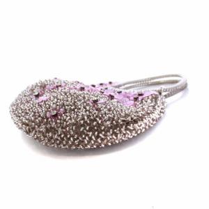 ANTEPRIMA ワイヤーバッグ ハンドバッグ トートバッグ ビジュー ピンク シルバー