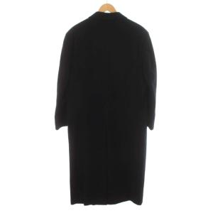 VALENTINO チェスターコート ロング カシミヤ100% アウター 41 L 黒 ブラック