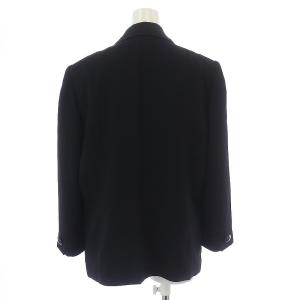 GIVENCHY HI FORMAL テーラードジャケット シングル 肩パッド 大きいサイズ 14 XL 黒 ブラック