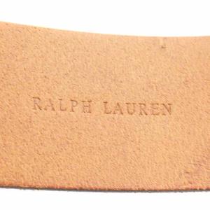 RALPH LAUREN ベルト レザー XS 茶 ブラウン