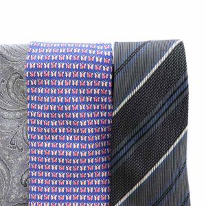 HUNTING WORLD ランバン LANVIN バリー BALLY その他 ネクタイ レギュラータイ 5点セット まとめ売り 総柄 絹 シルク マルチカラー