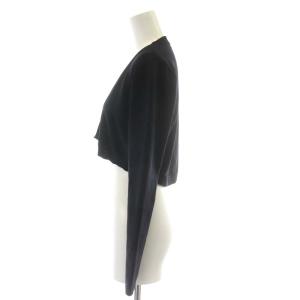 René カーディガン ボレロ 薄手 34 S 黒 ブラック