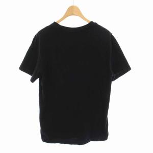 VALENTINO VLTN LOGO TEE ロゴプリント Tシャツ カットソー クルーネック 半袖 XS 黒 ブラック 白 RB3MG07D3V6