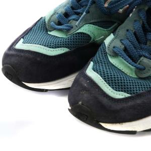 New Balance M15009FT 英国製 スニーカー ローカット US8.5 ネイビー グリーン ピンク