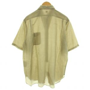KAPTAIN SUNSHINE 20SS リビエラショートスリーブシャツ Riviera S/S Shirt ホリゾンタルカラー 半袖 シアー 麻混 リネン混