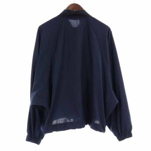 N.HOOLYWOOD ジャケット ブルゾン ウール混 ジップアップ サイドジップ 36 S 紺 ネイビー 171-BL06piecies