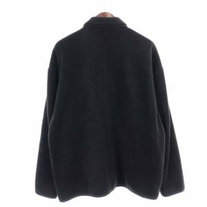 UNITED ARROWS 21AW フリースシャツジャケット L 黒 ブラック 1125-139-2630